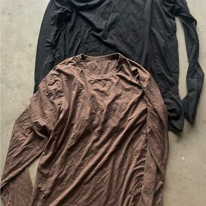 Two lululemon shirts size 12
